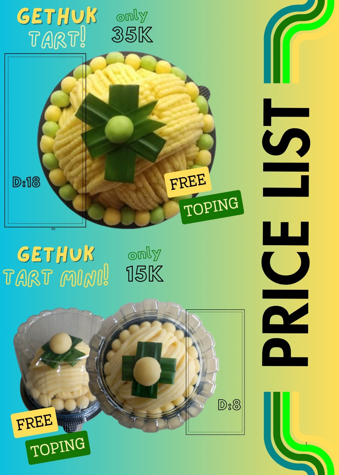 Gethuk Tart & Gethuk Basah